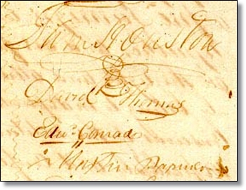 Martin Parmer's Signature on Texas Declaration of Independence